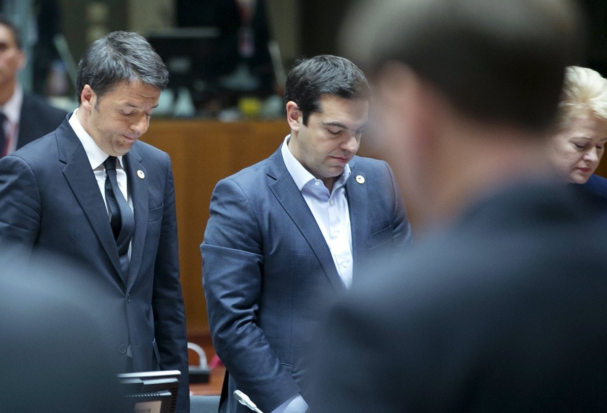 Σύνοδος Κορυφής: Η συγκίνηση Τσίπρα στην ενός λεπτού σιγή ΦΩΤΟ