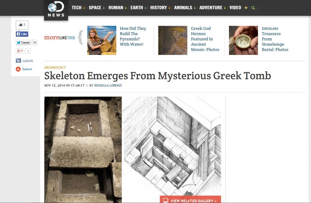 Αμφίπολη: Όλη η γη μιλά για το νεκρό! Απ’την Κίνα ως την Αμερική