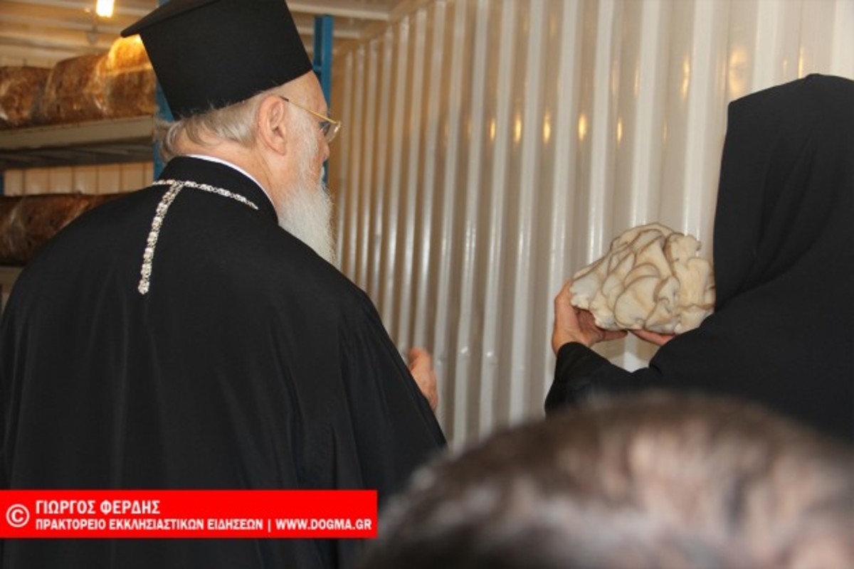 Ο Πατριάρχης κ. Βαρθολομαίος σε ένα… πράσινο μοναστήρι