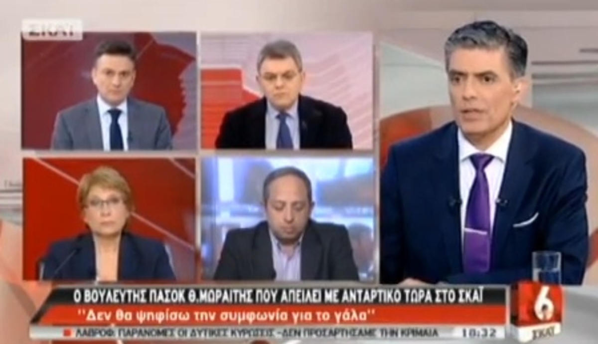 O Θ.Μωραΐτης στο ΣΚΑΪ