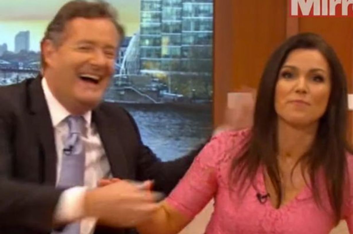 Αμήχανος ο Piers Morgan – Πήγε να την αγκαλιάσει και τραβήχτηκε!