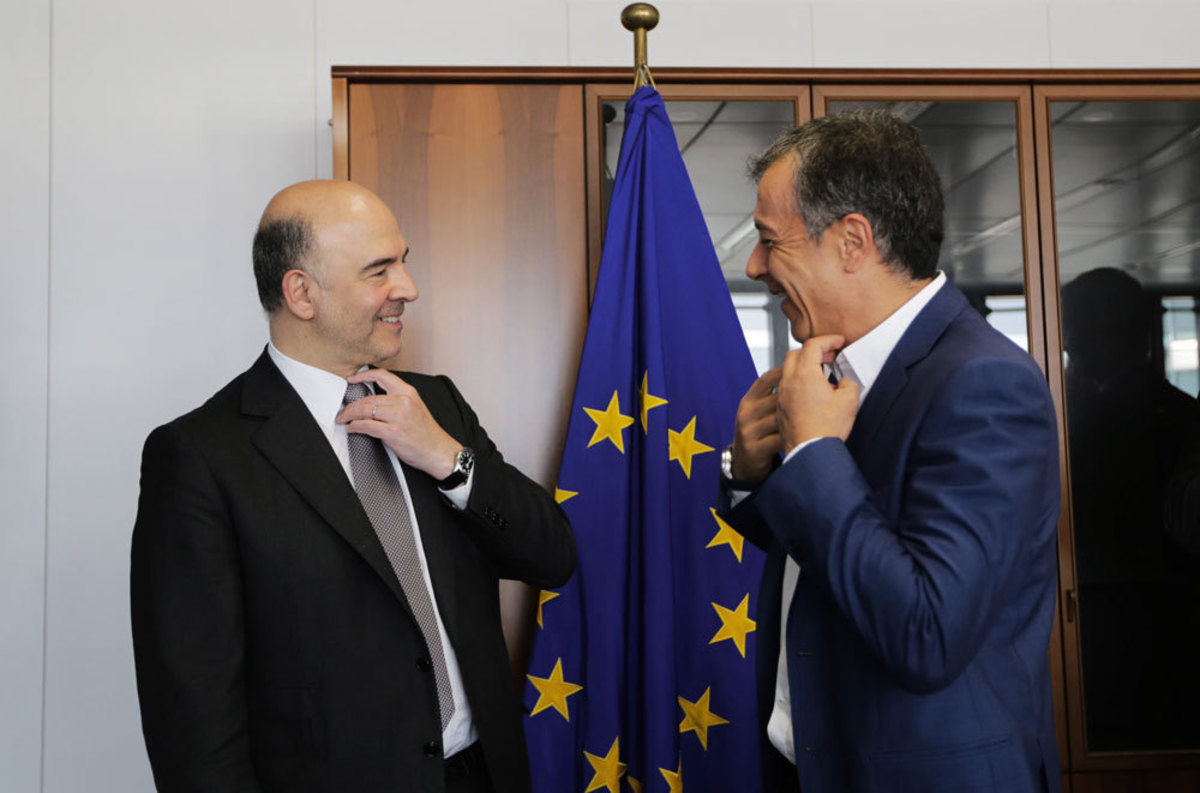 Σταύρος Θεοδωράκης σε Μοσκοβισί: Περιορισμός δαπανών, όχι νέοι φόροι