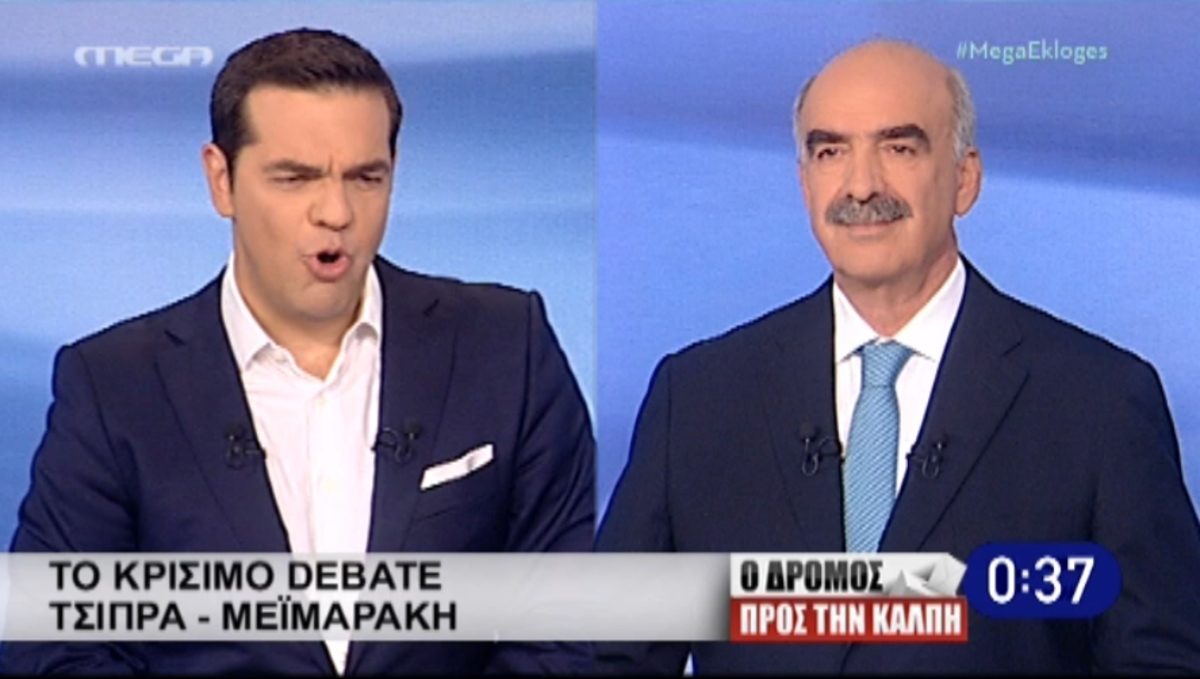 Debate: Μουρμούρισε ο Μεϊμαράκης