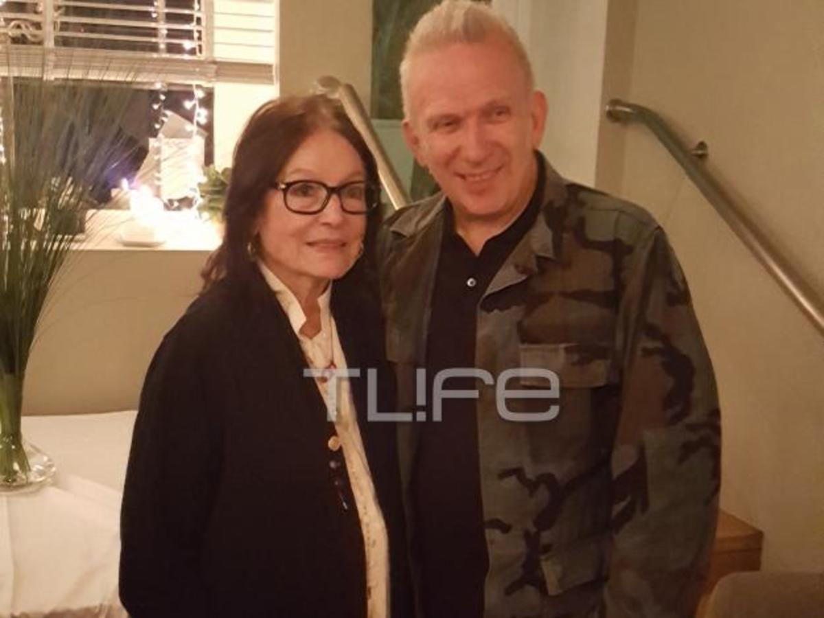 Νανά Μούσχουρη – Jean Paul Gaultier: Για δείπνο στο εστιατόριο της Αργυρώς Μπαρμπαρίγου! Φωτογραφίες
