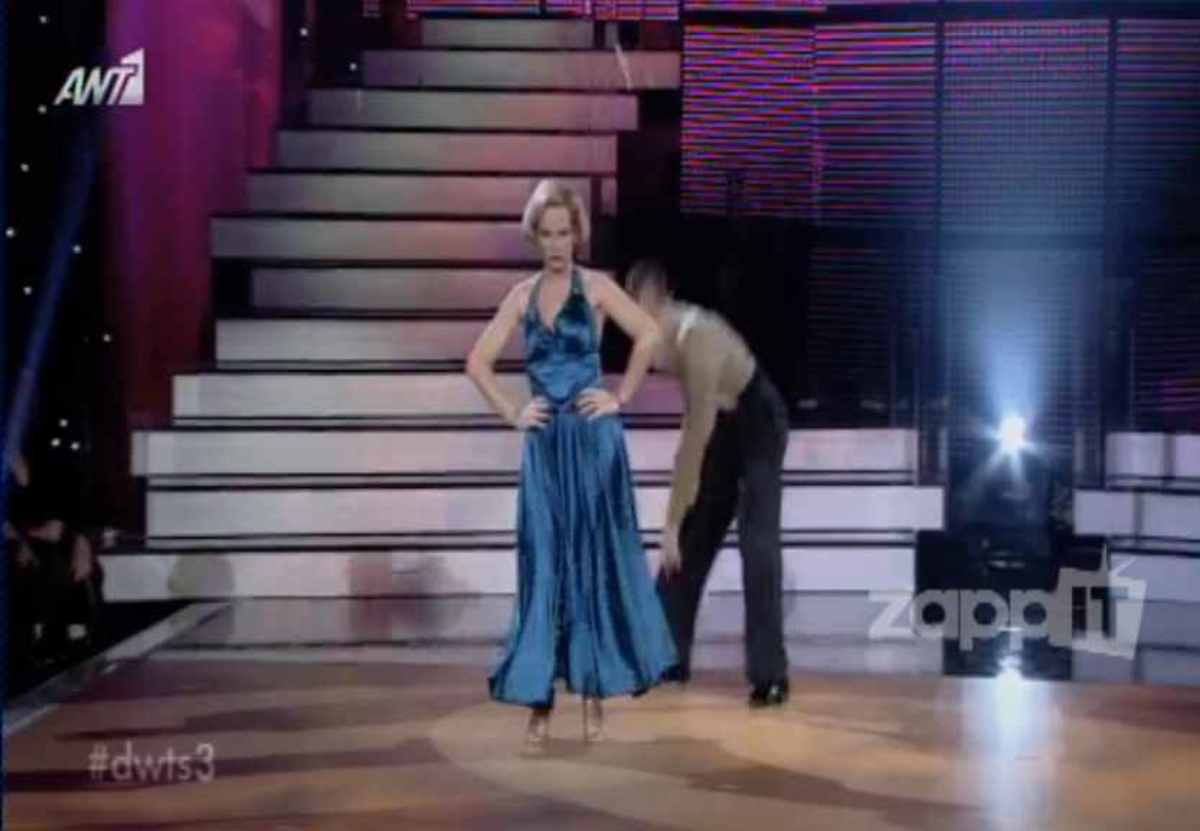 Ο χορός της Μαρίας Μπεκατώρου στο Dancing