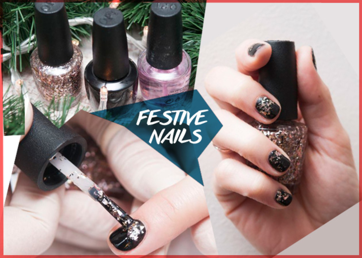 Το τέλειο μανικιούρ με glitter στα νύχια!