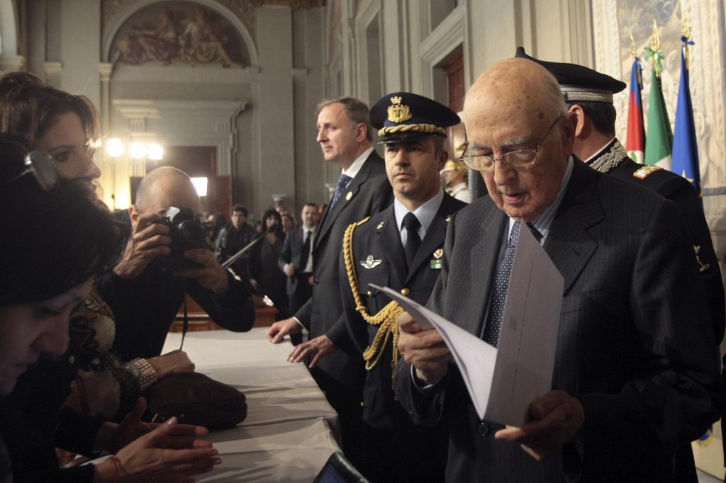 Ιταλία: Ο πρόεδρος Ναπολιτάνο όρισε τέσσερις νέους ισόβιους γερουσιαστές