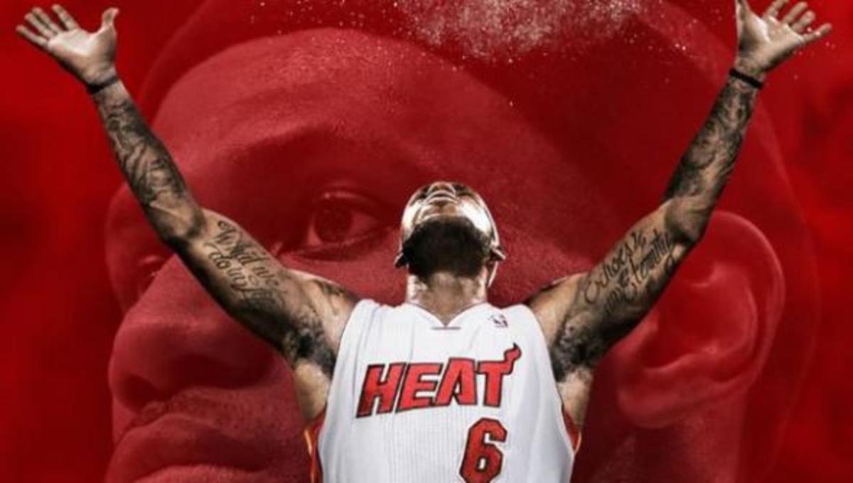 Ο Lebron James στο εξώφυλλο του NBA 2K14!