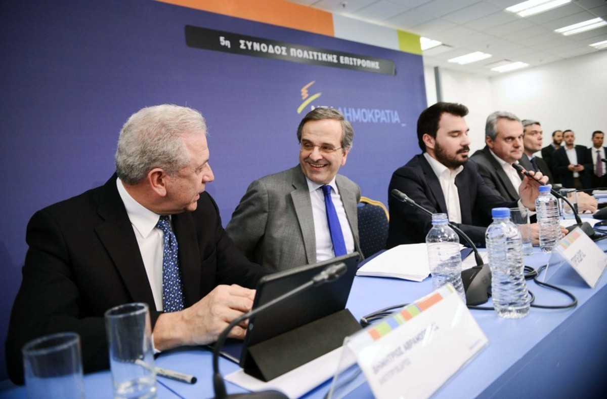 ΝΔ: Επτά ώρες με φωνές, καυγάδες, αποχωρήσεις και μια παραίτηση – Κυρίαρχος ο Σαμαράς, “περιμένει” ο Αβραμόπουλος