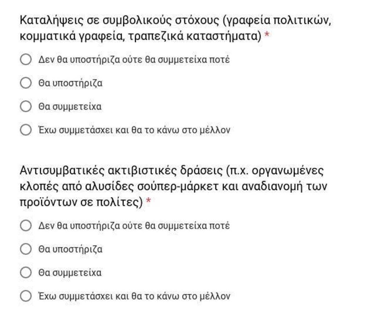 ΝΔ για ερωτηματολόγιο: «Στον ΣΥΡΙΖΑ το αδύνατο και το παράνομο γίνεται κανονικό»