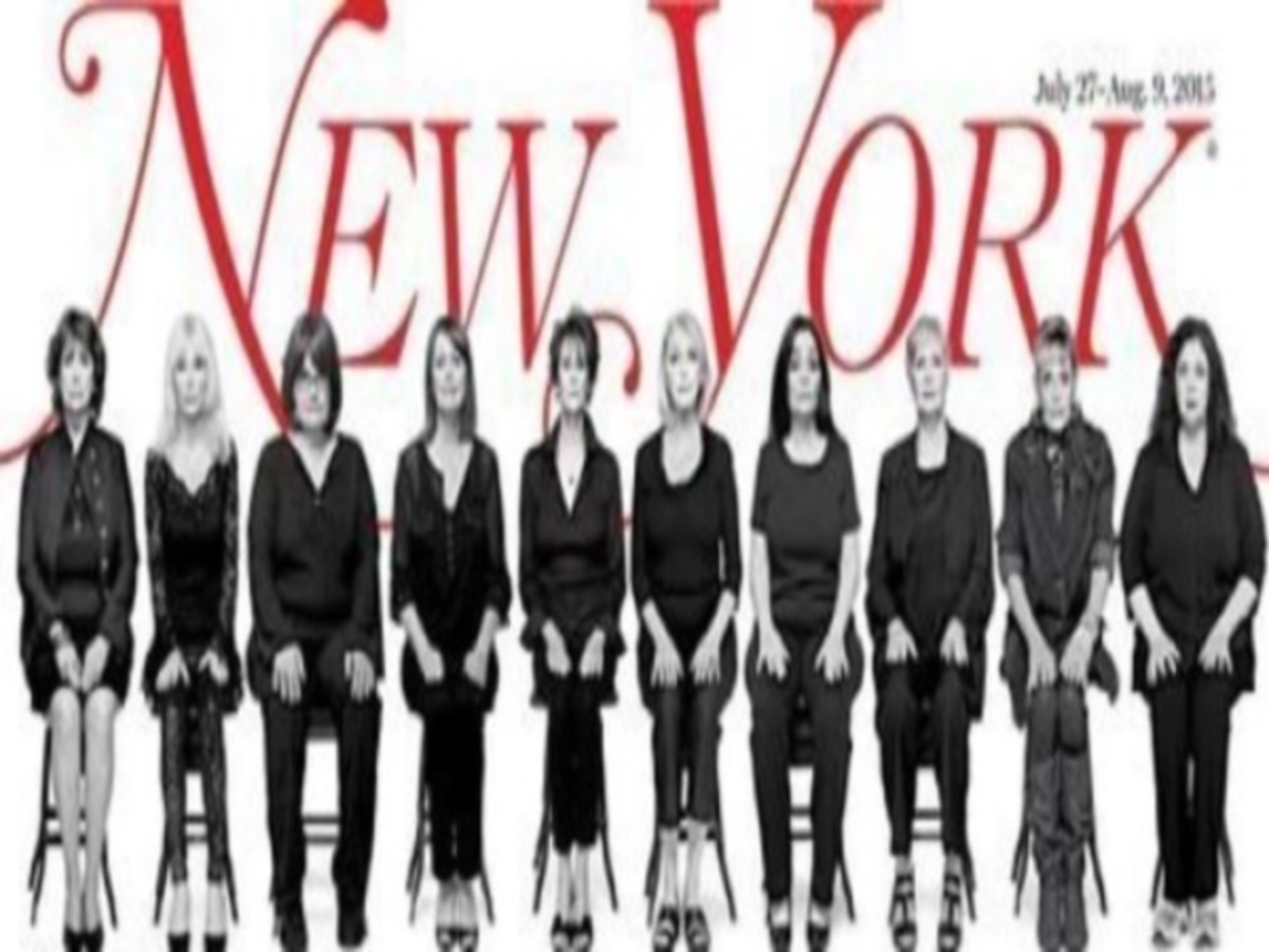 Τα θύματα του Μπιλ Κόσμπι ποζάρουν στο εξώφυλλο του “New York Magazine”