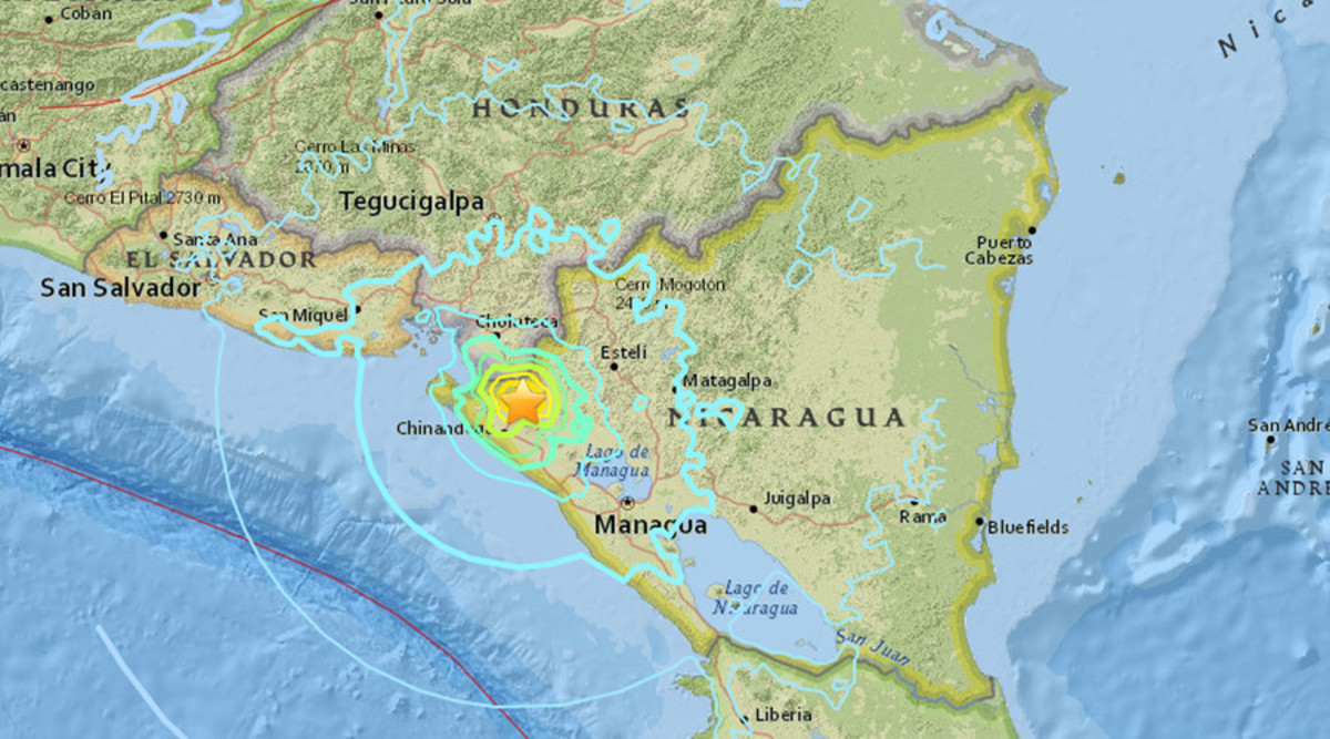 Σεισμός 6,4 Ρίχτερ στη Νικαράγουα – Αισθητός ως την Ονδούρα (ΦΩΤΟ)