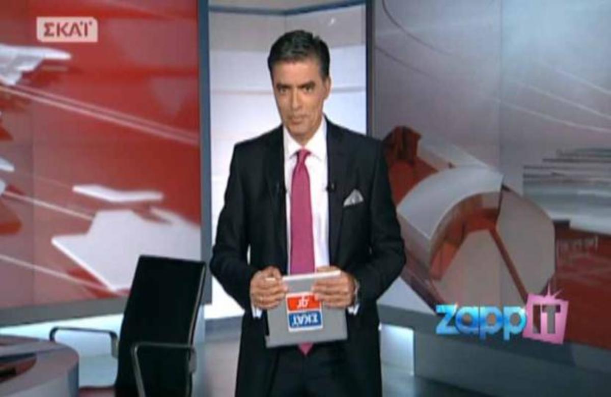 Ο Θάνος Τζήμερος στον ΣΚΑΙ με τον Ν. Ευαγγελάτο