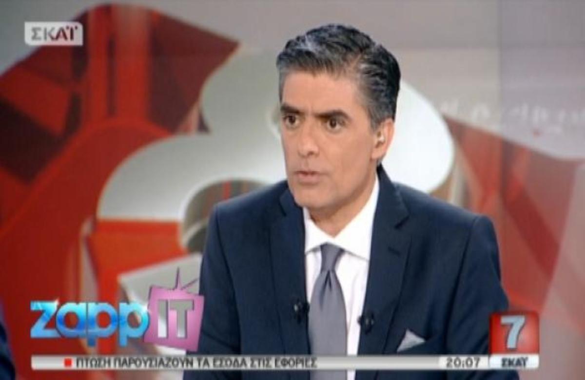 Ο Πρόεδρος της πακιστανικής κοινότητας στον ΣΚΑΙ με τον Ν. Ευαγγελάτο