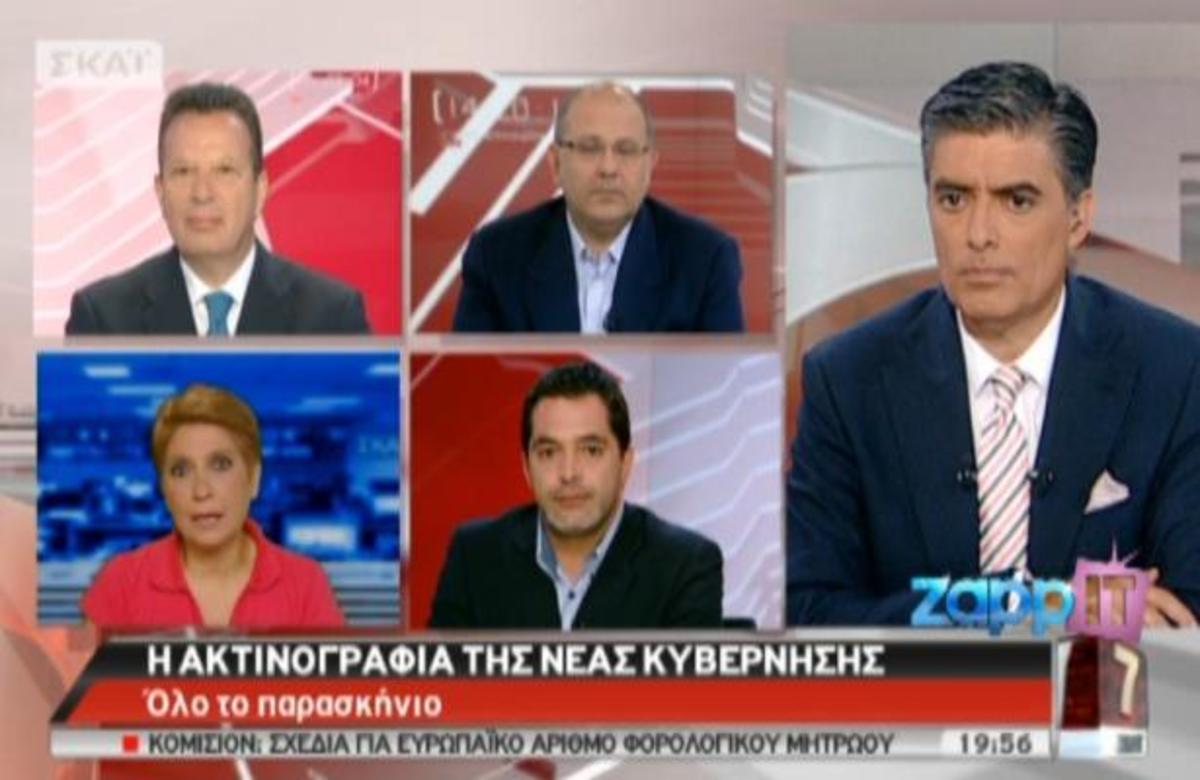 Η ακτινογραφία της νέας κυβέρνησης στον ΣΚΑΙ με τον Ν. Ευαγγελάτο