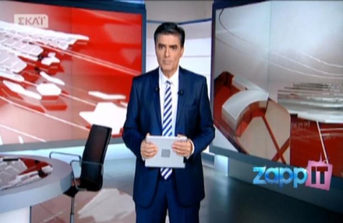 O M. Χρυσοχοΐδης στον ΣΚΑΙ με τον Ν. Ευαγγελάτο