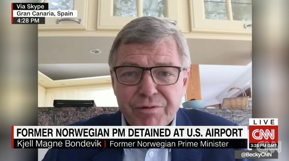 Απαγορεύτηκε η είσοδος στις ΗΠΑ σε πρώην πρωθυπουργό της Νορβηγίας