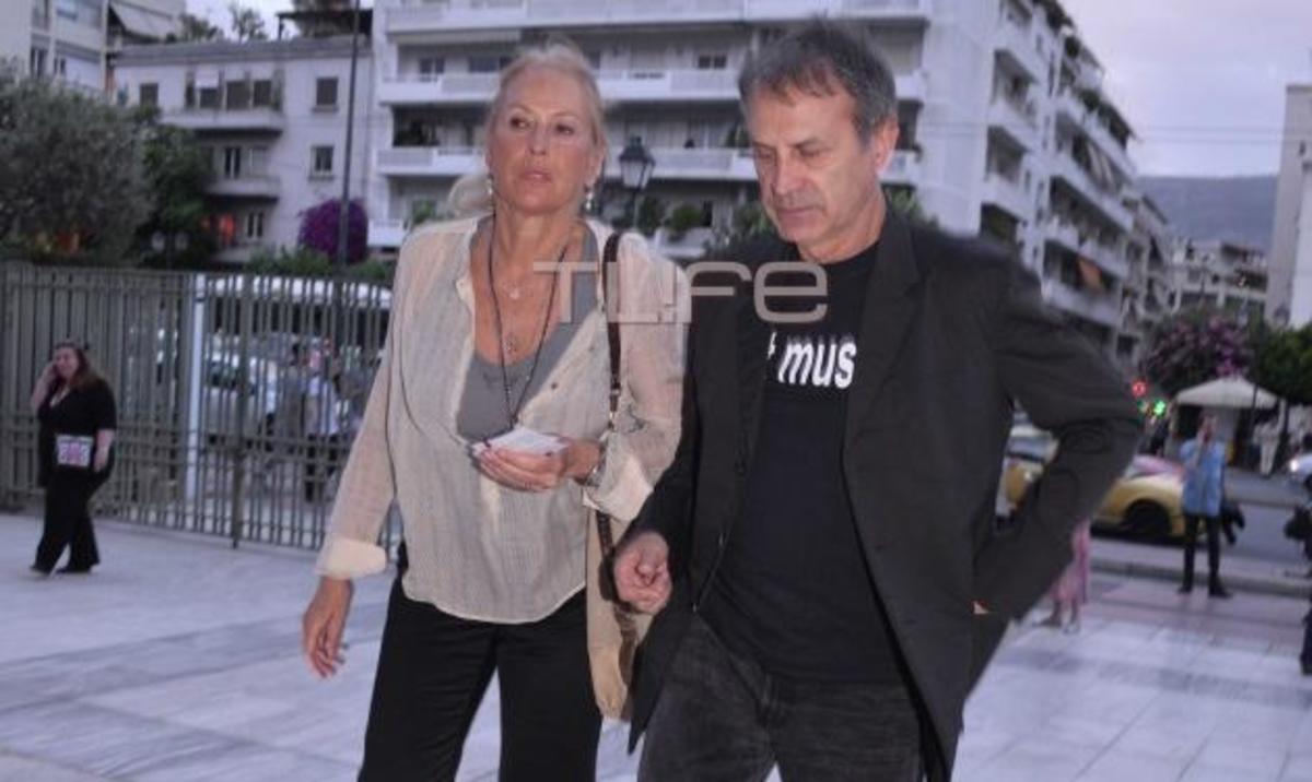Γιώργος Νταλάρας: Με την σύζυγό του στο Μέγαρο Μουσικής Αθηνών!