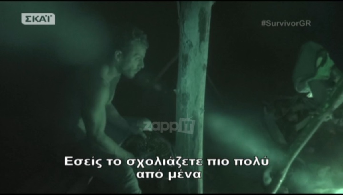 Survivor: Κόντρα Αγγελόπουλου – Διασήμων για το φαγητό! «Όλοι σας τρώτε και…»