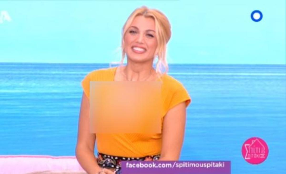 «Φωτιά» το βαθύ ντεκολτέ της Κωνσταντίνας Σπυροπούλου!