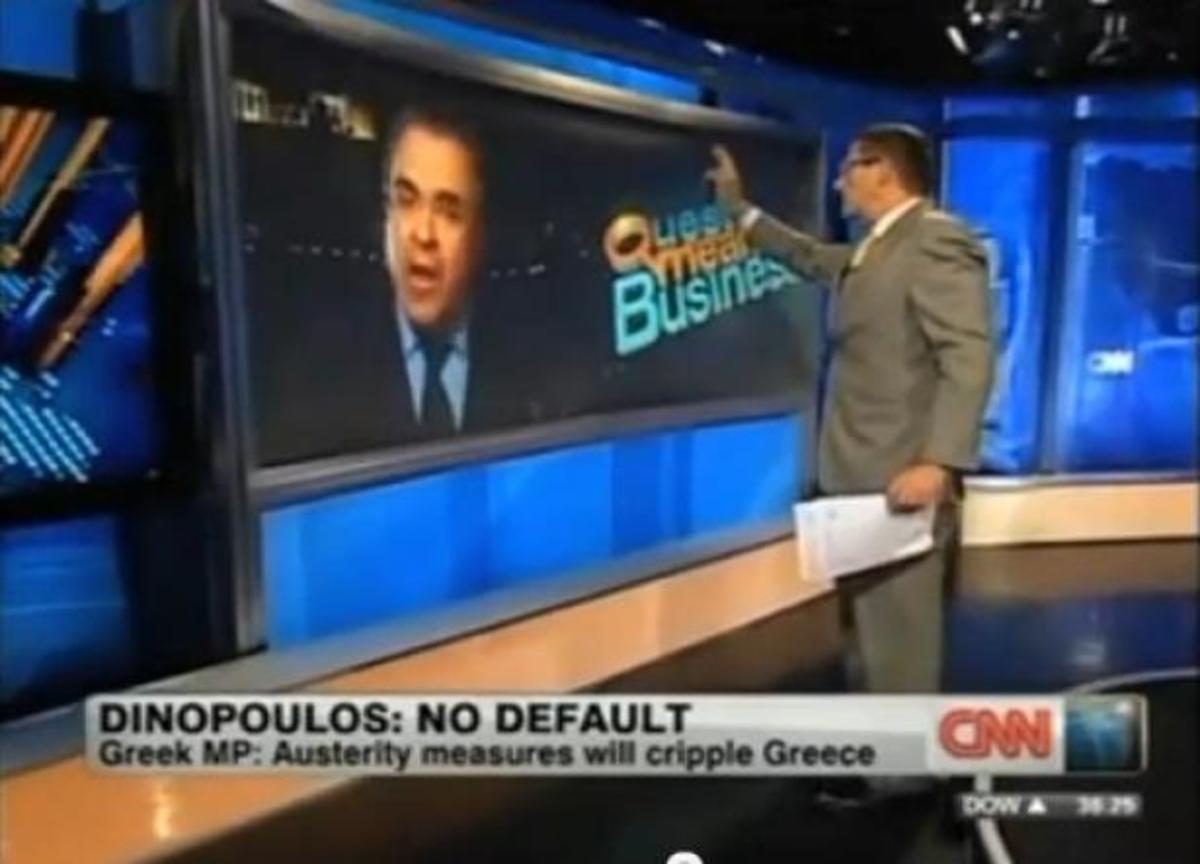 O Αργύρης Ντινόπουλος στο CNN απέναντι σε έξαλλο δημοσιογράφο!