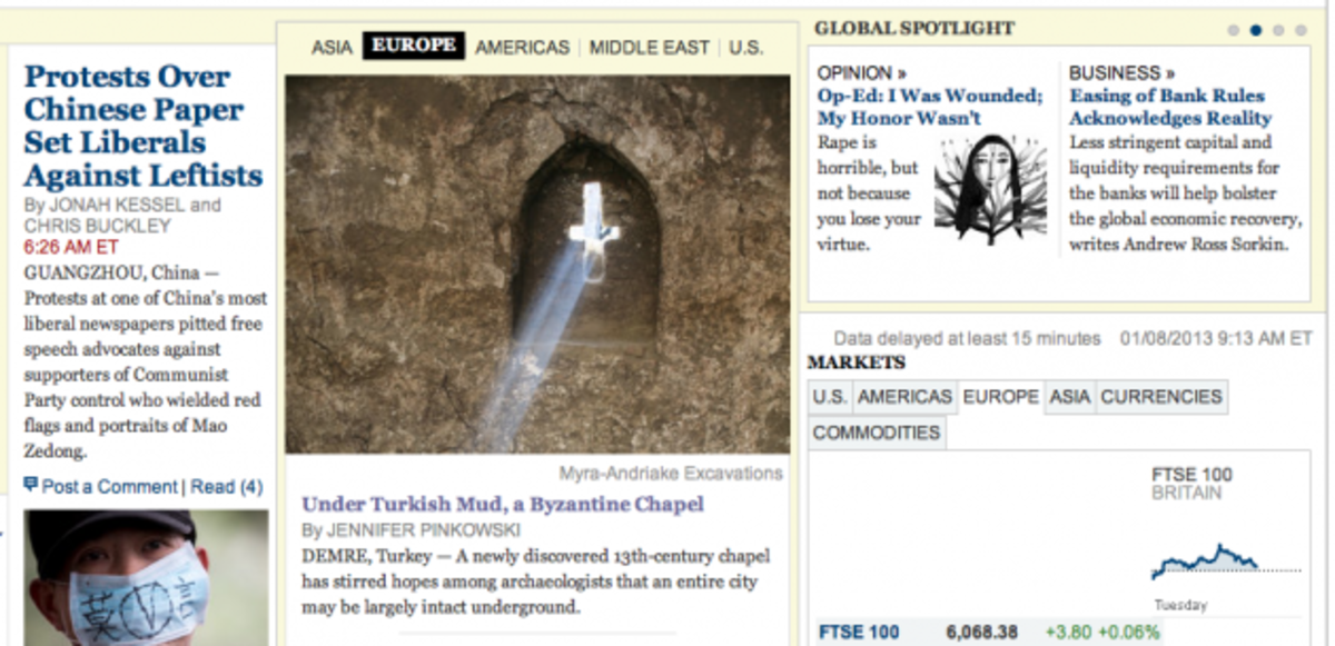 Αποκάλυψη στα μικρασιατικά παράλια! Βυζαντινή εκκλησία στα Μύρα,πρωτοσέλιδο στους NY Times