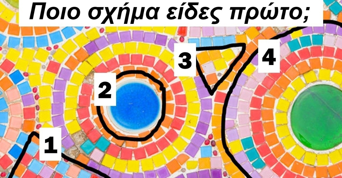 Τεστ προσωπικότητας: Εσύ ποιο σχήμα είδες πρώτο;