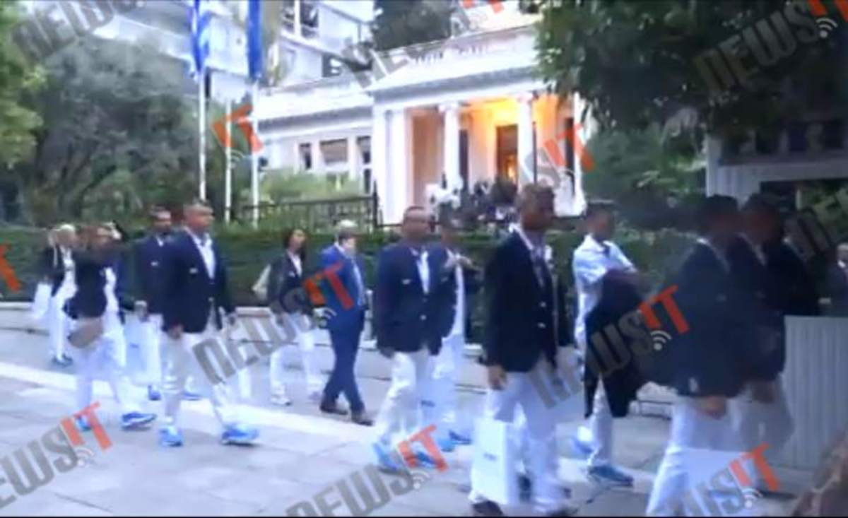 Ολυμπιονίκες στο Μαξίμου