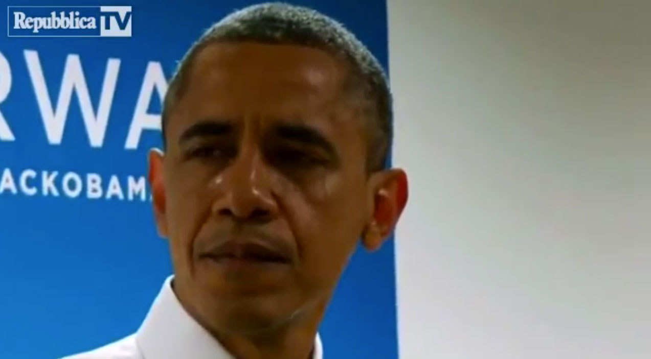 Και… κλάμα ο Ομπάμα! (VIDEO)