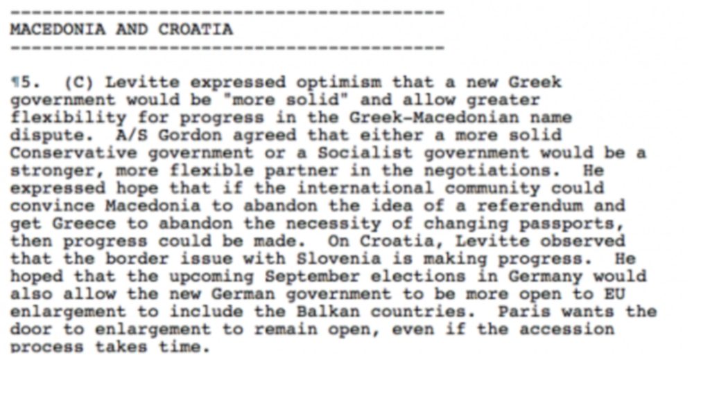 Onalert: Τα πρώτα τηλεγραφήματα του Wikileaks για την Ελλάδα