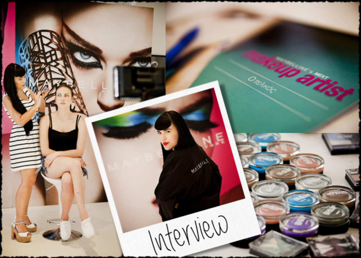 Η πρώτη συνέντευξη της νέας make up artist της Maybelline New York!