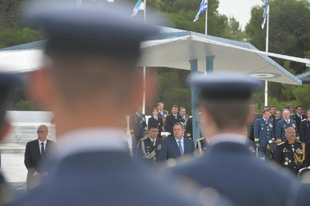 Ο ΥΕΘΑ Πάνος Καμμένος στον επίσημο εορτασμό του Προστάτη της Πολεμικής Αεροπορίας [pics]