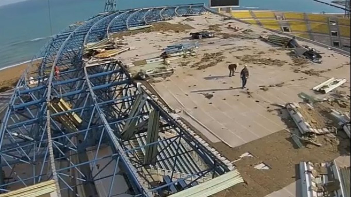 Οι επισκευές στο Παγκρήτιο