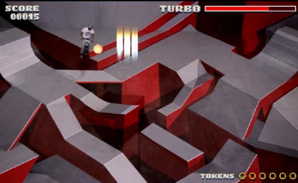 Ποδηλάτης εγκλωβισμενος σε videogame – Απίστευτο βίντεο
