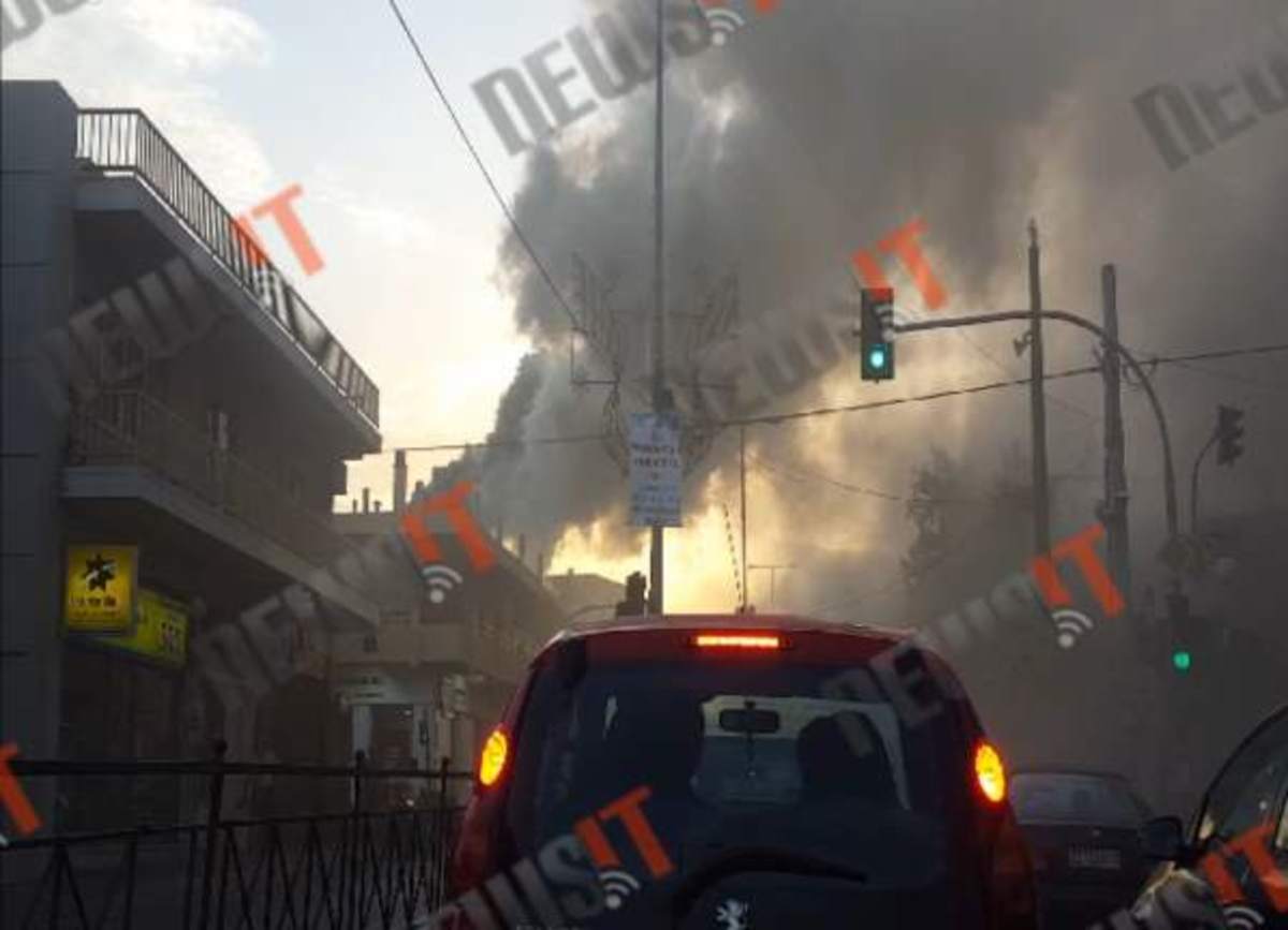 Φωτιά στην Παλλήνη