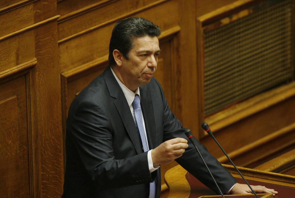 Ο υπουργός Επικρατείας Χάρης Παμπούκης. ΦΩΤΟ EUROKINISSI