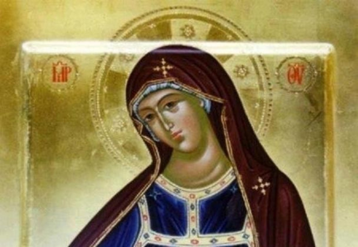 Η σπάνια απεικόνιση της Παναγίας εγκυμονούσας