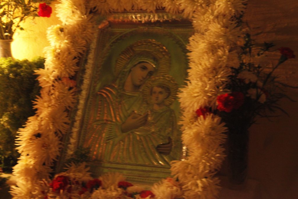 Υποδέχτηκαν την εικόνα της Παναγίας στη Θεσσαλονίκη