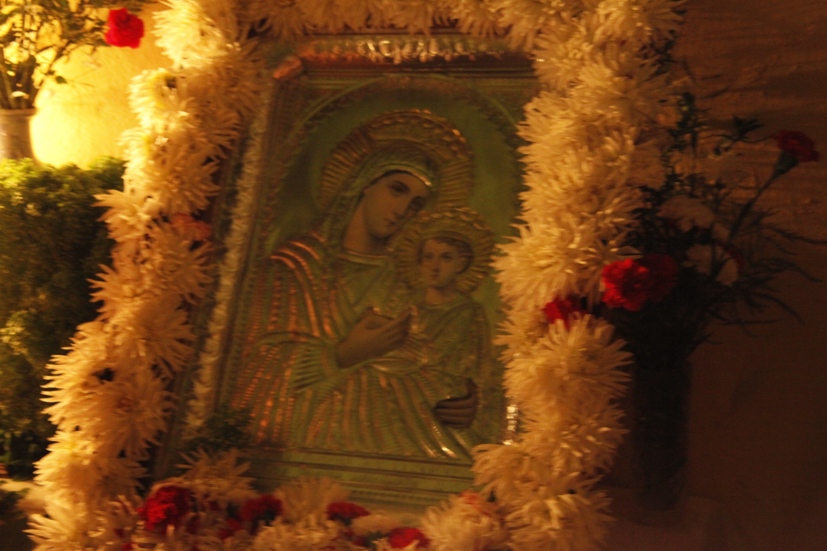 Υποδέχτηκαν την εικόνα της Παναγίας στη Θεσσαλονίκη