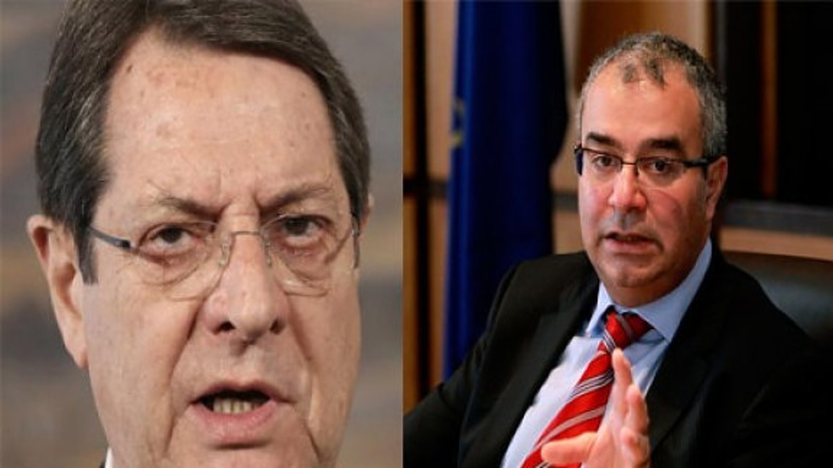 Κύπρος: Στα άκρα οι σχέσεις του Αναστασιάδη με τον διοικητή της Κεντρικής Τράπεζας