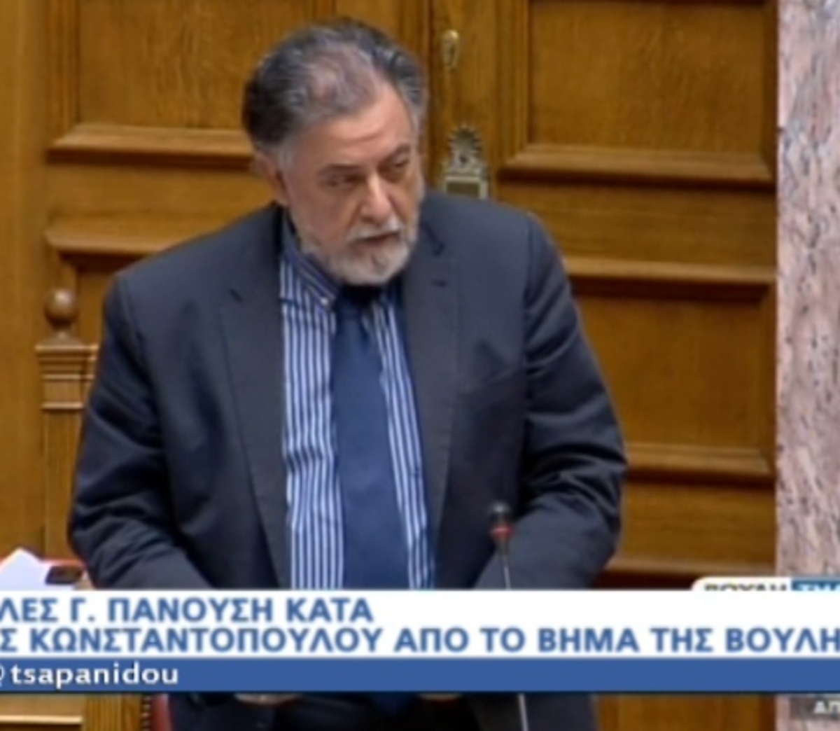 Βολές Πανούση για Κωνσταντοπούλου