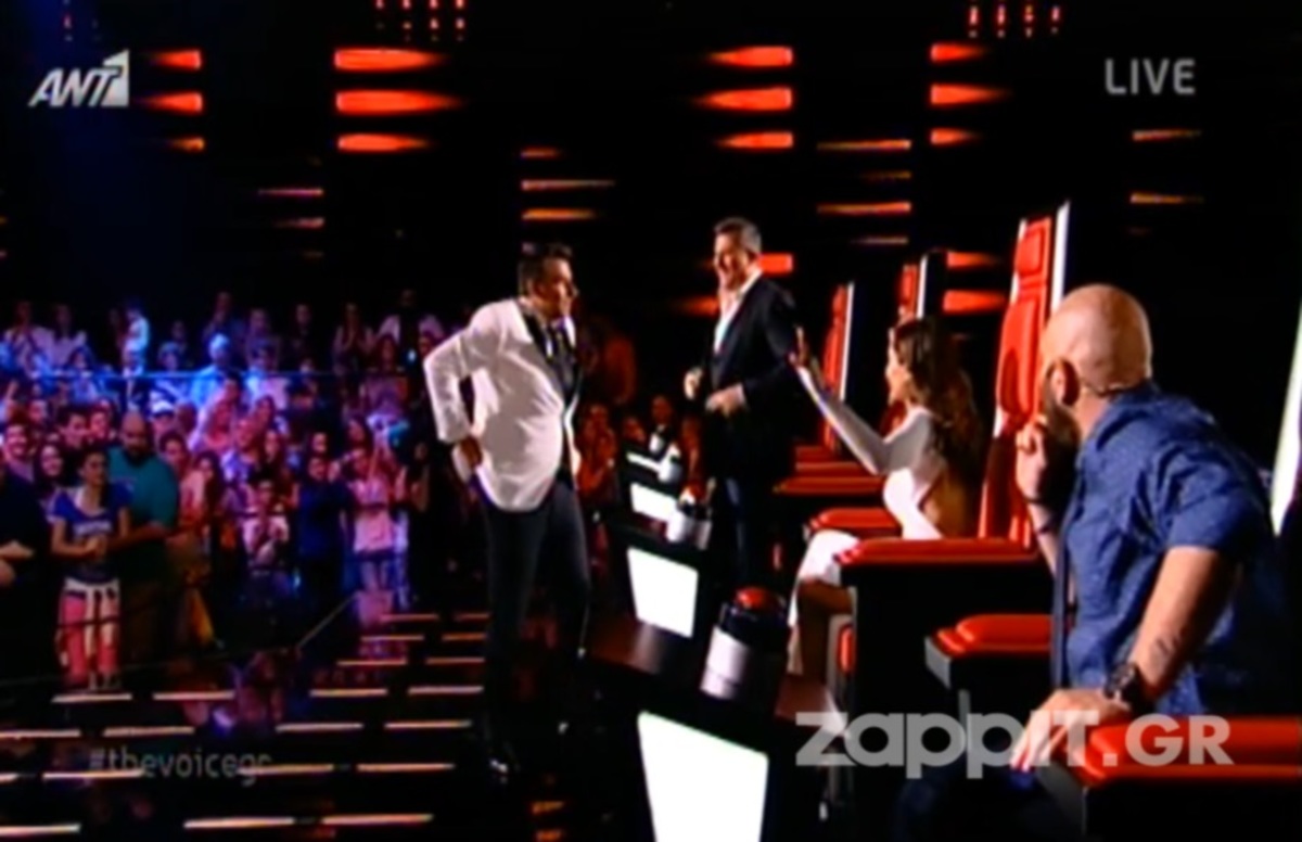 Έπεσε το παντελόνι του Γιώργου Λιάγκα στο The Voice!