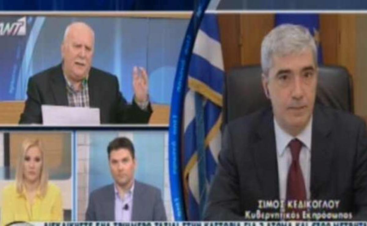 Το παράπονο του Παπαδάκη για το δελτίο του MEGA στον κυβερνητικό εκπρόσωπο