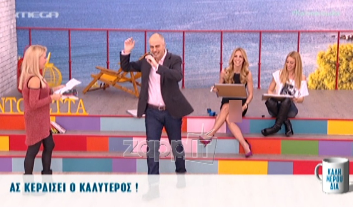 Το μίνι φόρεμα με το σκίσιμο δυσκόλεψε την Ντορέττα αλλά έδωσε …πρωινή χαρά στους τηλεθεατές!