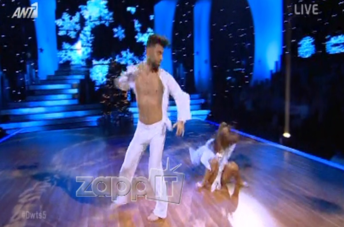 Έπεσε στη σκηνή του DWTS η Ειρήνη Παπαδοπούλου!