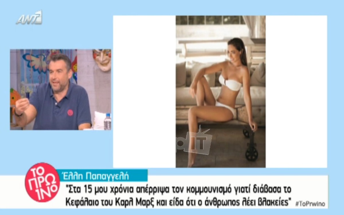 Τι αποκάλυψε ο Γιώργος Λιάγκας για την sexy ΟΝΝΕΔίτισα, Έλλη Παπαγγελή;