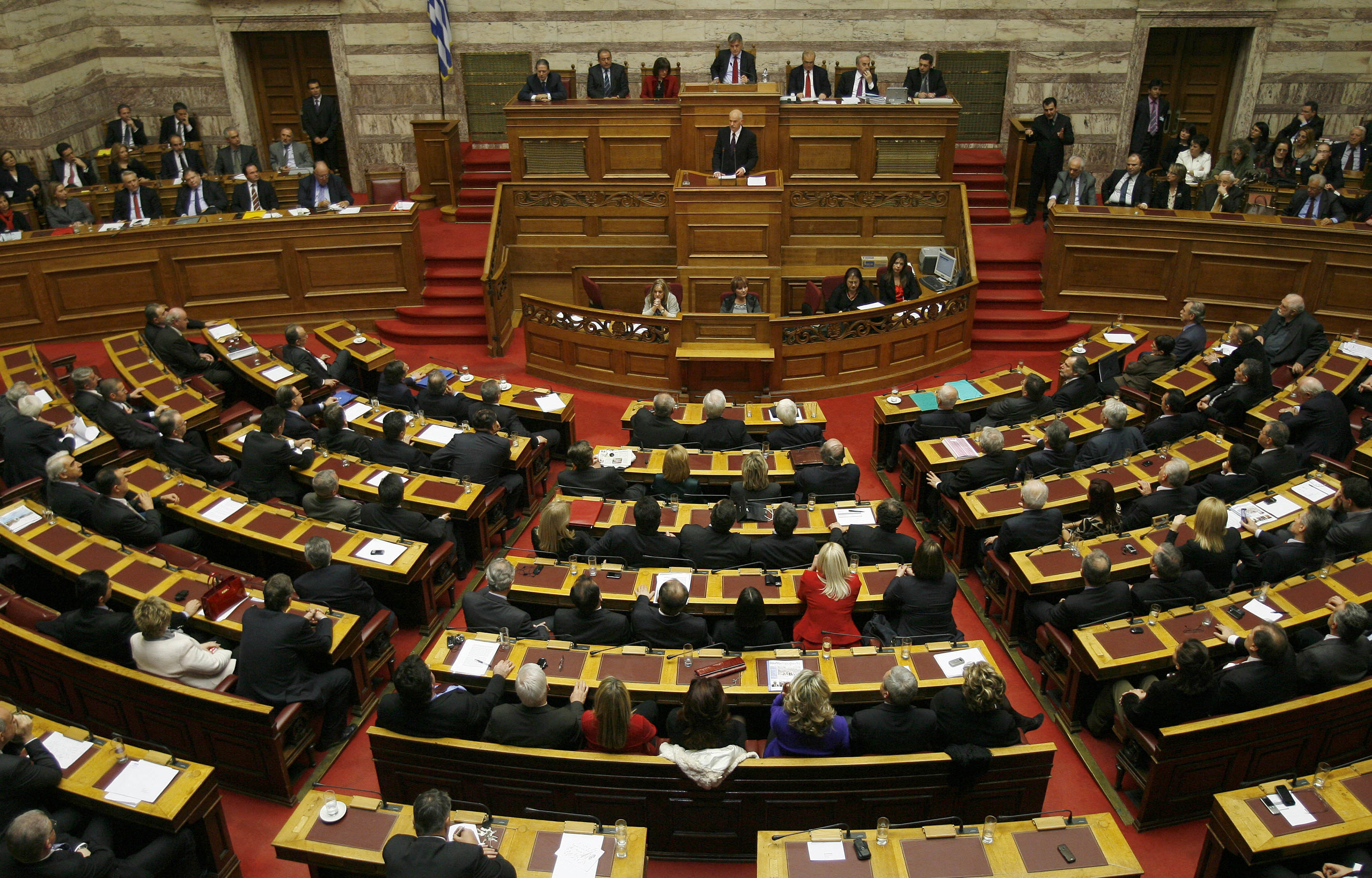 Ολομέλεια της Βουλής. ΦΩΤΟ EUROKINISSI