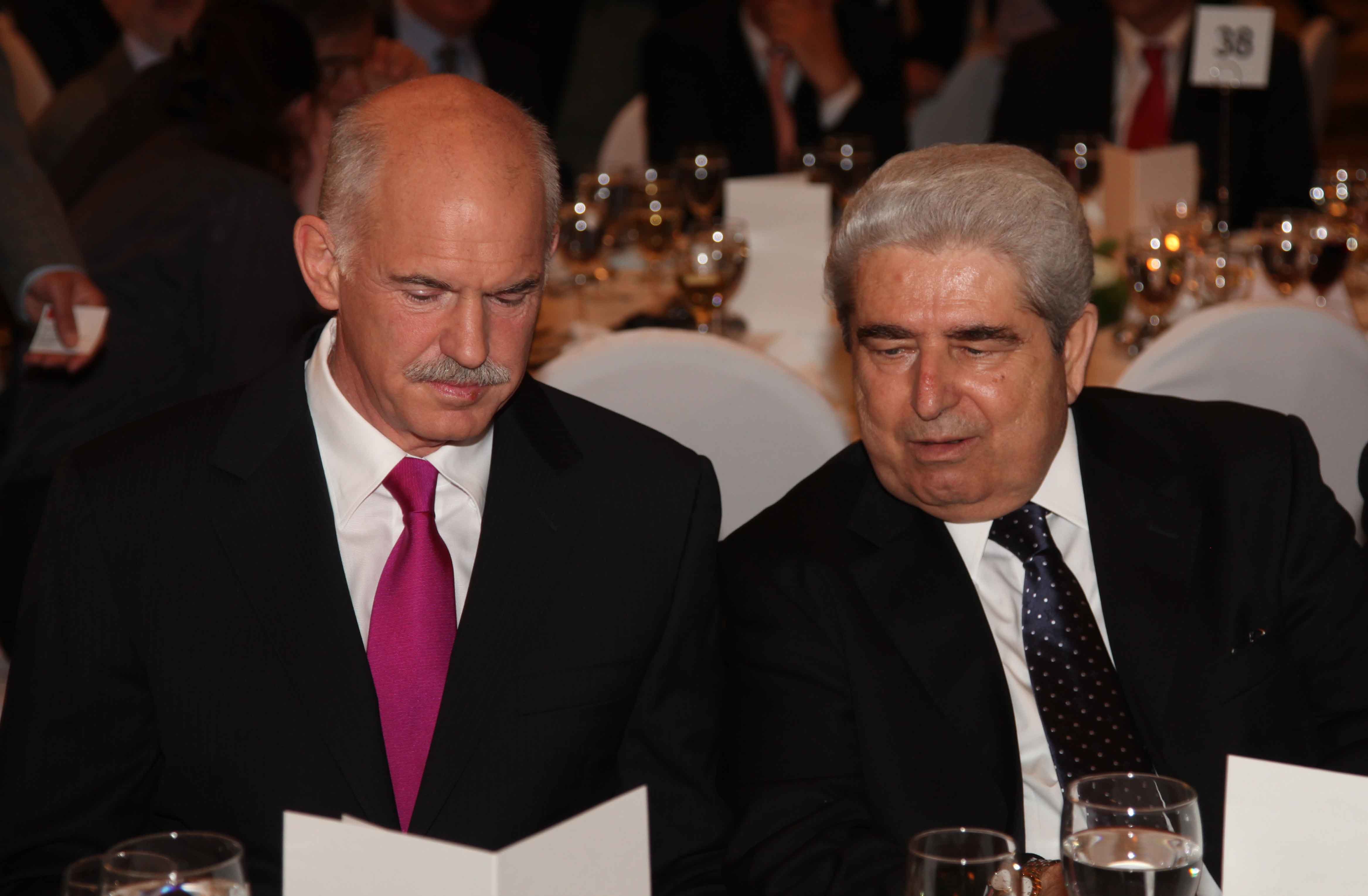 Γ. Παπανδρέου και Δ. Χριστόφιας συνομίλησαν για Κυπριακό και Μεσανατολικό