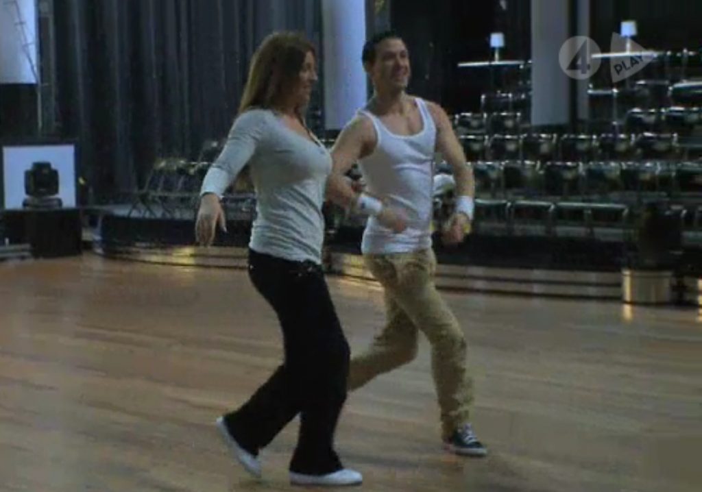 Η πρόβα της Παπαρίζου για το δεύτερο live του Dancing!