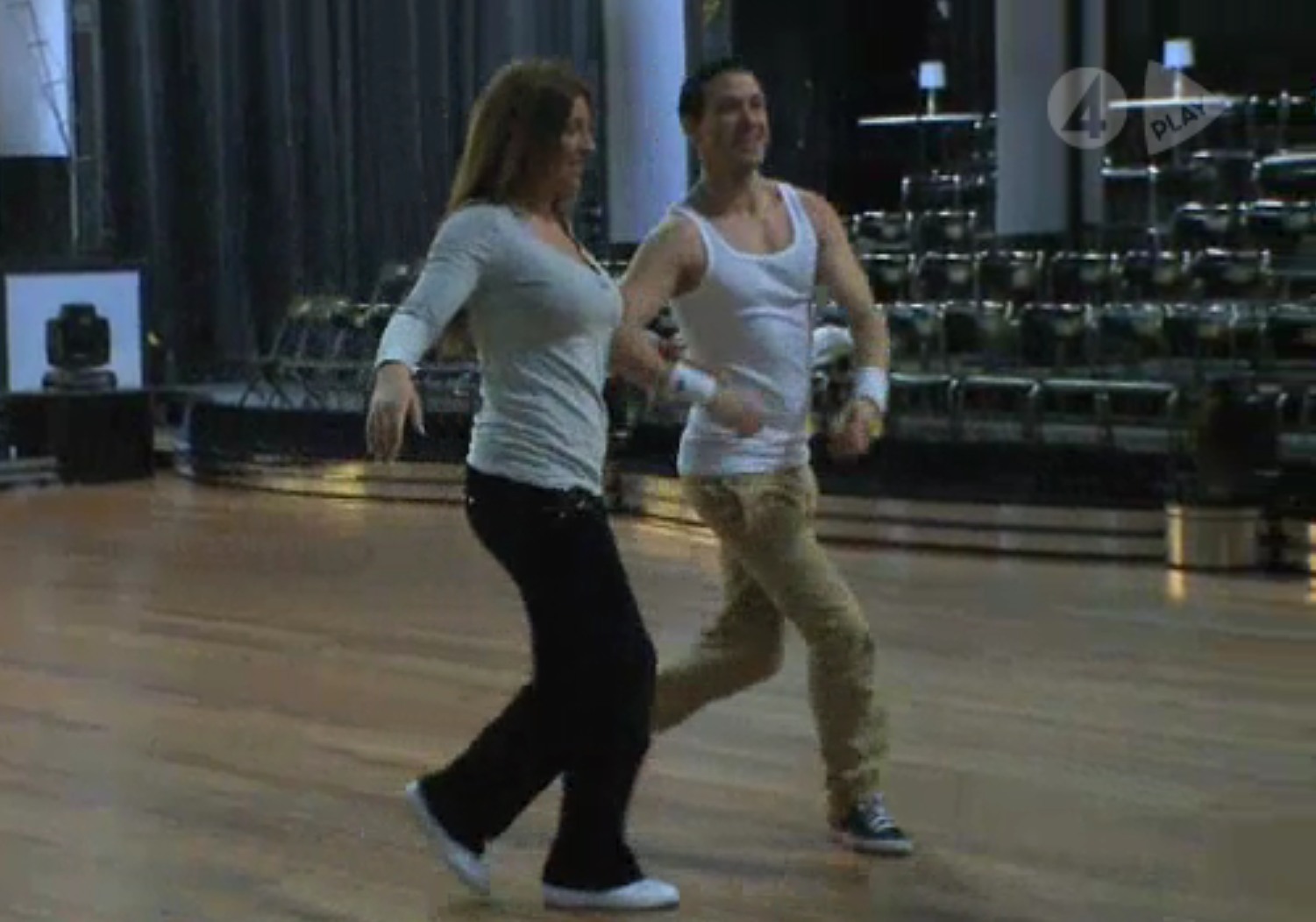 Η πρόβα της Παπαρίζου για το δεύτερο live του Dancing!